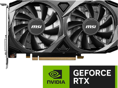 MSI Gaming GeForce RTX 3050 8GB GDRR6 128-Bit HDMI/DP PCIe 4 Torx Twin Fans Ampere OC Grafikkarte (RTX 3050 Ventus 2X XS 8G OC)