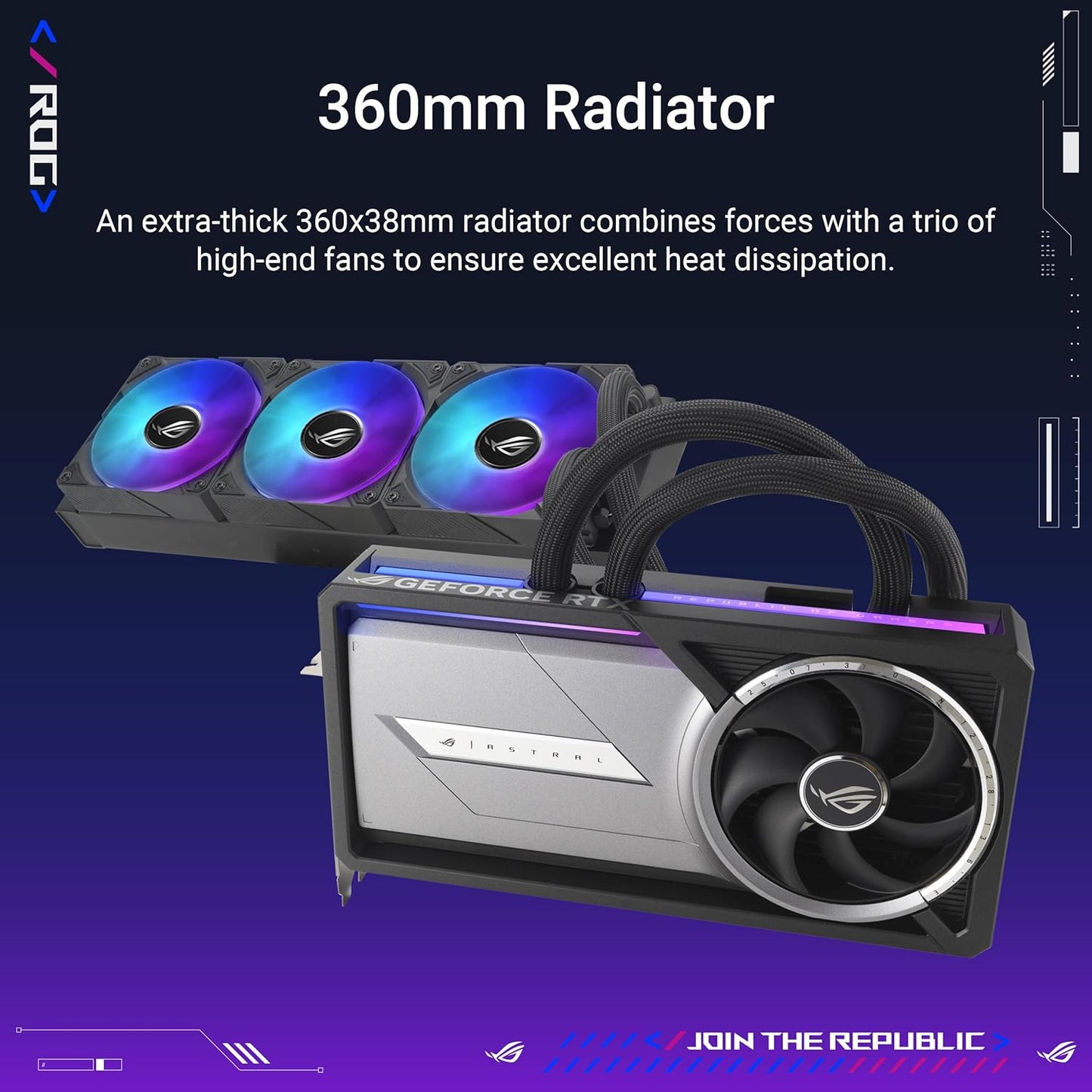 ASUS ROG Astral LC GeForce RTX 5090 32GB GDDR7 OC Edition Gaming Grafikkarte mit All-in-One-Flüssig-CPU-Wasserkühlung (Nvidia DLSS4, PCIe 4.0, DP 2.1b, 360mm AIO-Kühler, ROG-ASTRAL-LC-RTX5090-O32G)