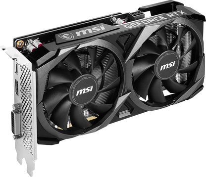 MSI Gaming GeForce RTX 3050 8GB GDRR6 128-Bit HDMI/DP PCIe 4 Torx Twin Fans Ampere OC Grafikkarte (RTX 3050 Ventus 2X XS 8G OC)