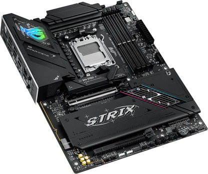 ASUS ROG Strix B850-F Gaming WiFi Mainboard Sockel AMD AM5 (AMD B850, ATX, DDR5 Speicher, PCIe 5.0, WiFi 7, 2X PCIe 4.0 M.2, Aura Sync)