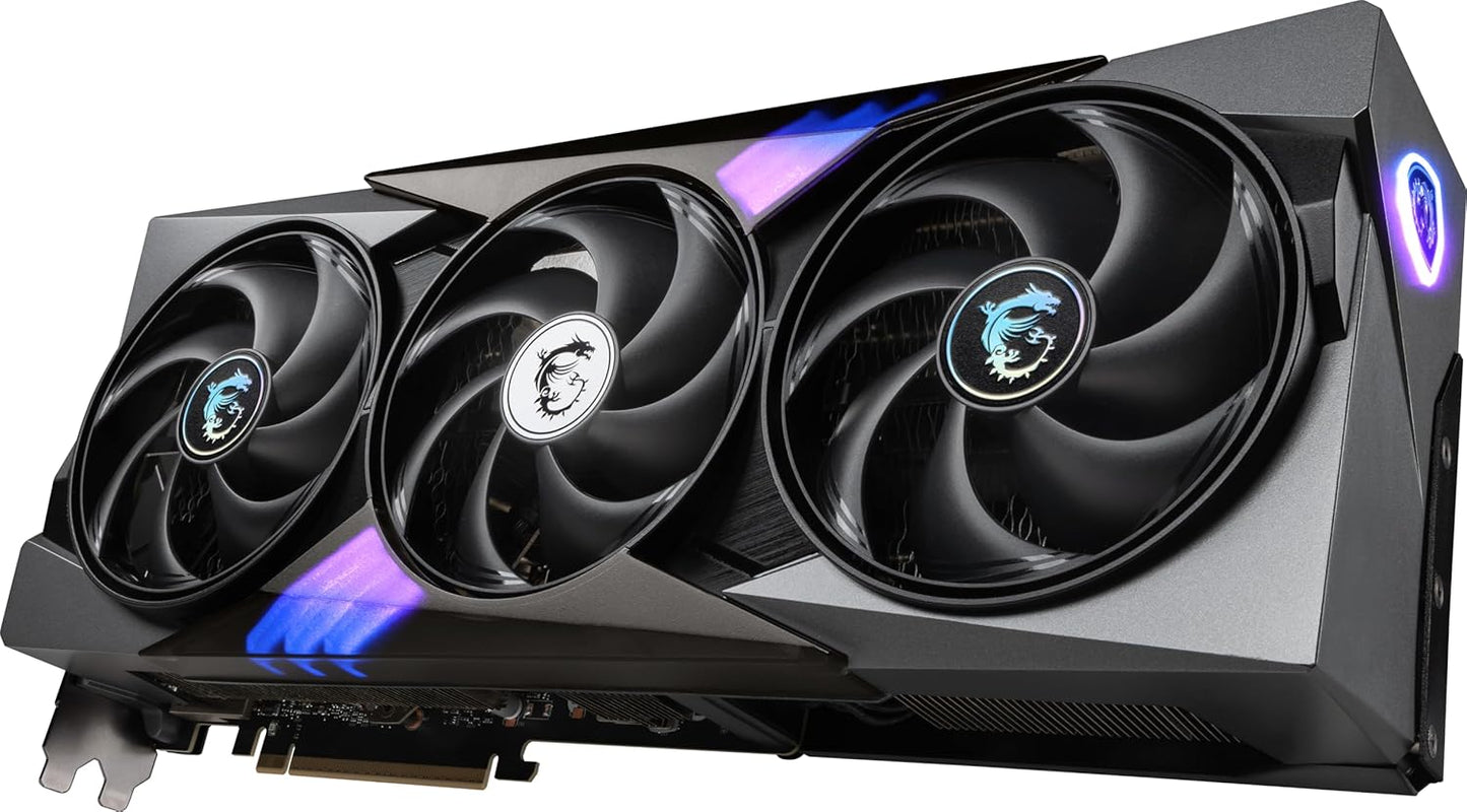 MSI GeForce RTX 5090 32G Gaming Trio OC — 32GB GDDR7 (28Gbps/512-bit), PCIe 5, Boost: 2482 MHz, HDMI 2.1b, DisplayPort 2.1b