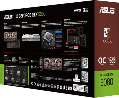 ASUS GeForce RTX 5080 16GB GDDR7 Noctua OC Edition Gaming Grafikkarte
