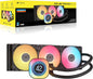 CORSAIR iCUE LINK Titan 360 RX LCD CPU-Flüssigkeitskühler – 360mm AIO – FlowDrive-Kühl-Engine – Intel LGA 1851/1700, AMD AM5/AM4 – 3X RX120 RGB-Lüfter – iCUE LINK-System-Hub Inbegriffen – Schwarz