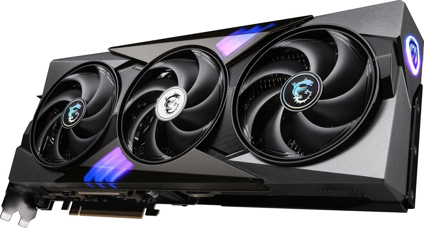 MSI GeForce RTX 5080 16G Gaming Trio OC — 16GB GDDR7 (30Gbps/256-bit), PCIe 5, Boost: 2745 MHz, HDMI 2.1b, DisplayPort 2.1b