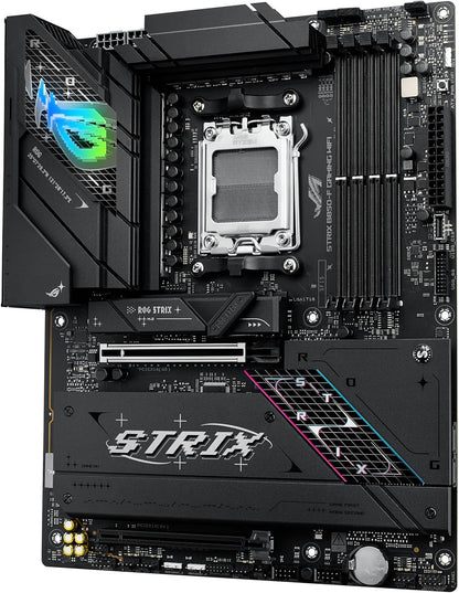 ASUS ROG Strix B850-F Gaming WiFi Mainboard Sockel AMD AM5 (AMD B850, ATX, DDR5 Speicher, PCIe 5.0, WiFi 7, 2X PCIe 4.0 M.2, Aura Sync)
