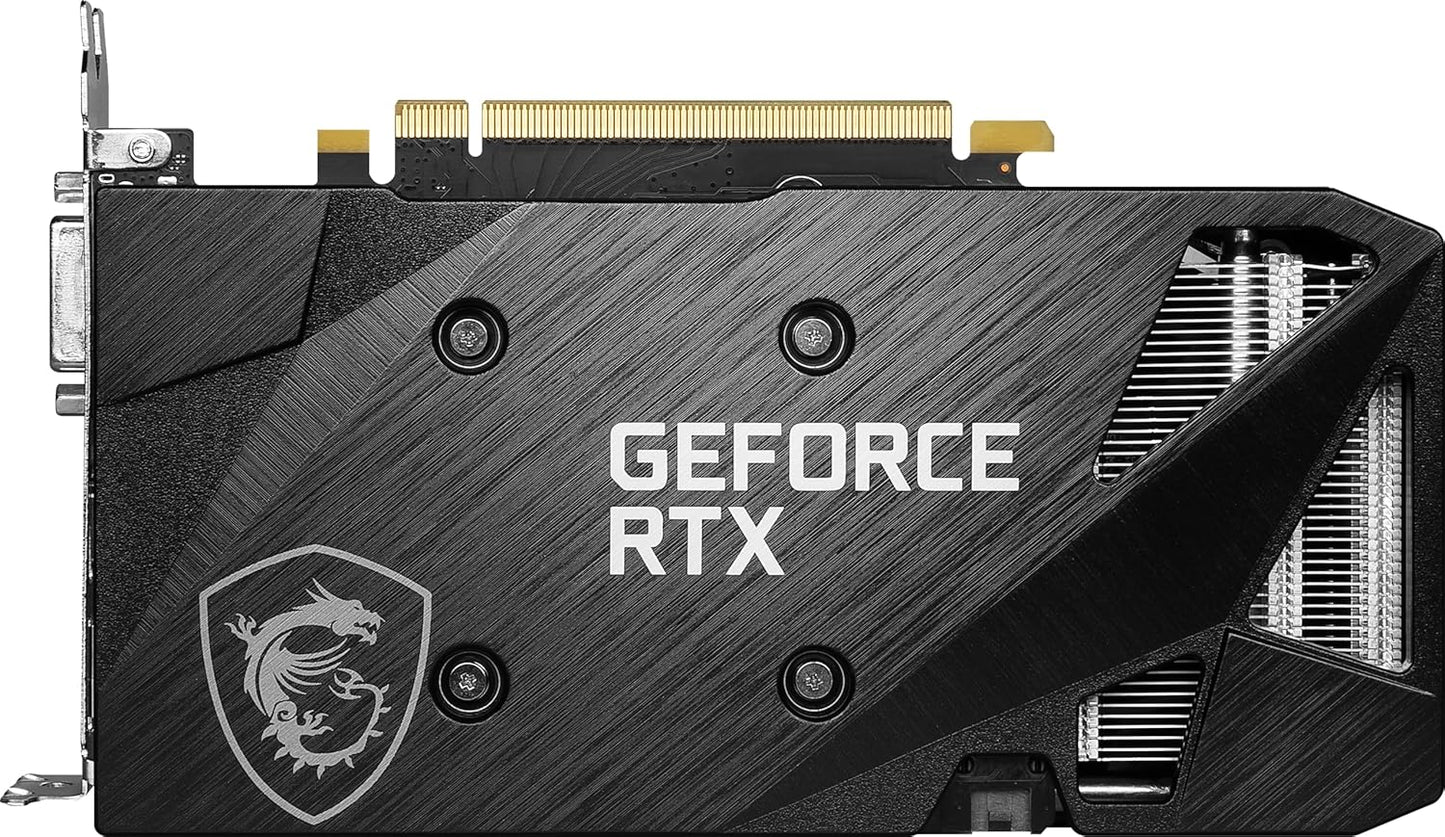 MSI Gaming GeForce RTX 3050 8GB GDRR6 128-Bit HDMI/DP PCIe 4 Torx Twin Fans Ampere OC Grafikkarte (RTX 3050 Ventus 2X XS 8G OC)