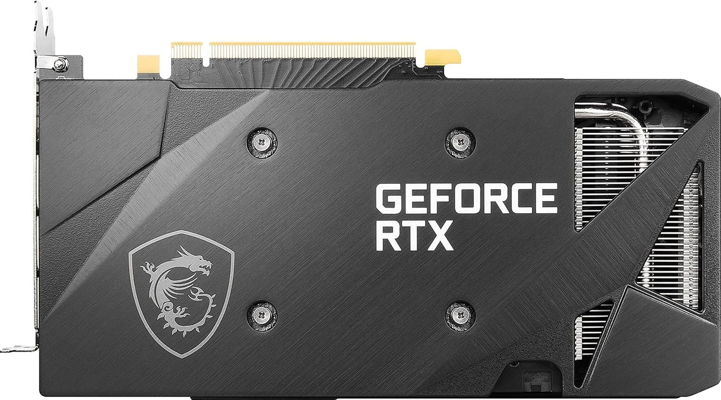 MSI GeForce RTX 3060 VENTUS 2X 12G OC, Gaming Grafikkarte - NVIDIA RTX 3060, 12GB GDDR6 Speicher, 192-bit, 15 Gbps