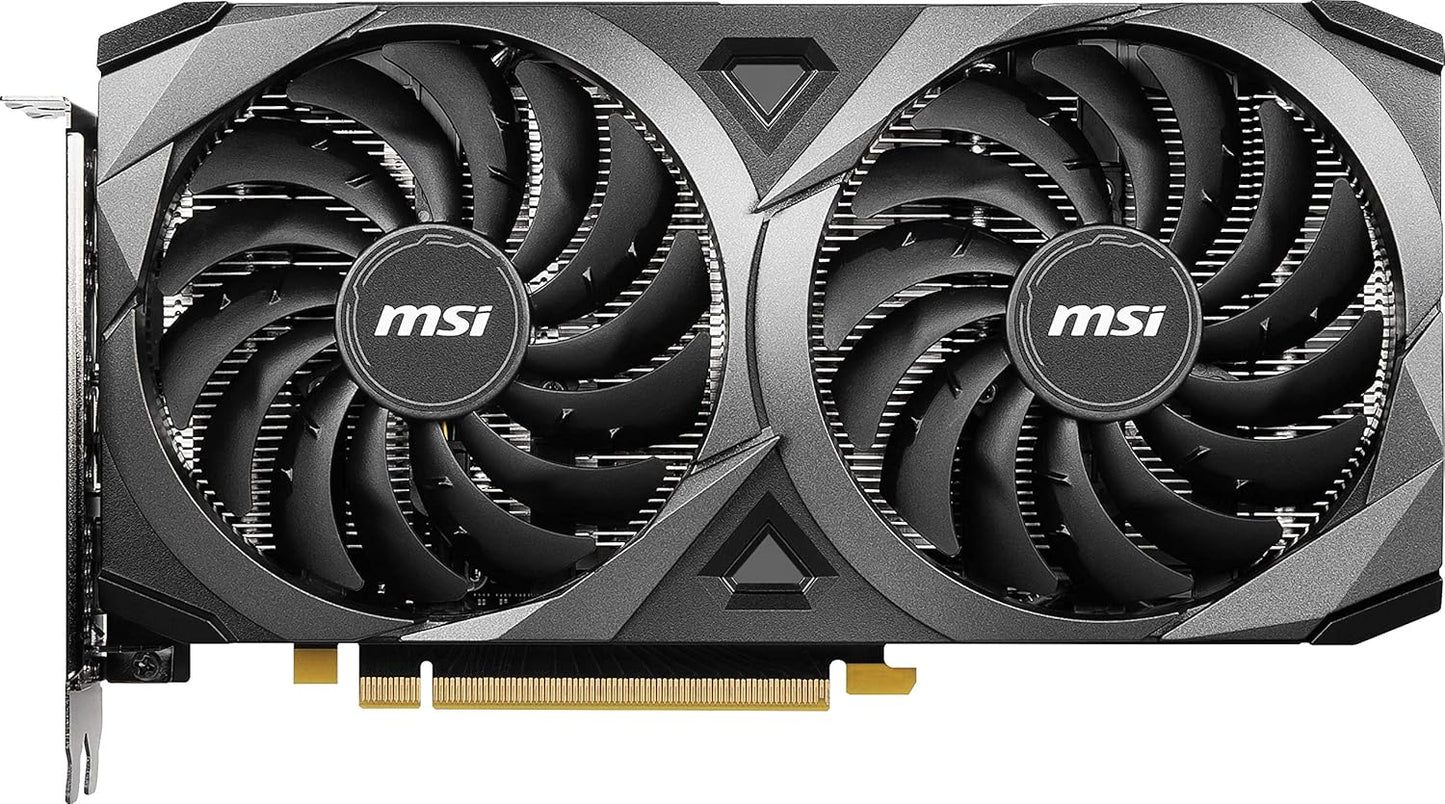 MSI GeForce RTX 3060 VENTUS 2X 12G OC, Gaming Grafikkarte - NVIDIA RTX 3060, 12GB GDDR6 Speicher, 192-bit, 15 Gbps