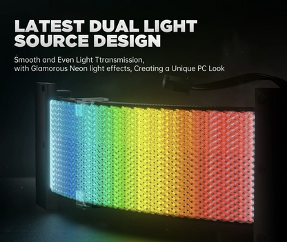 24-Pin Waved RGB Kabel  ARGB Stromkabel mit Wellen-Effekt ASUS MSI AORUS ARGB