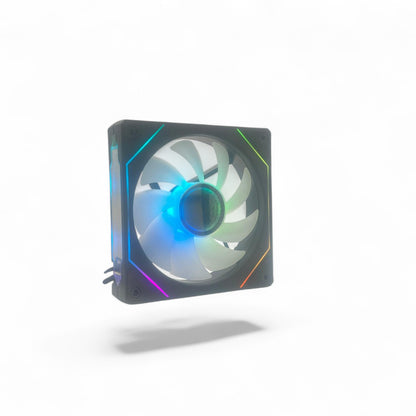 Lüfter ZS LJ-120 Pro Schwarz Hochleistung Gehäuselüfter für PC Modding Zubehör ASUS